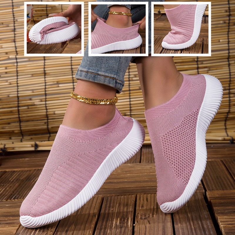 Running Gear Women - 여성용 통기성 니트 메쉬 편안한 플랫