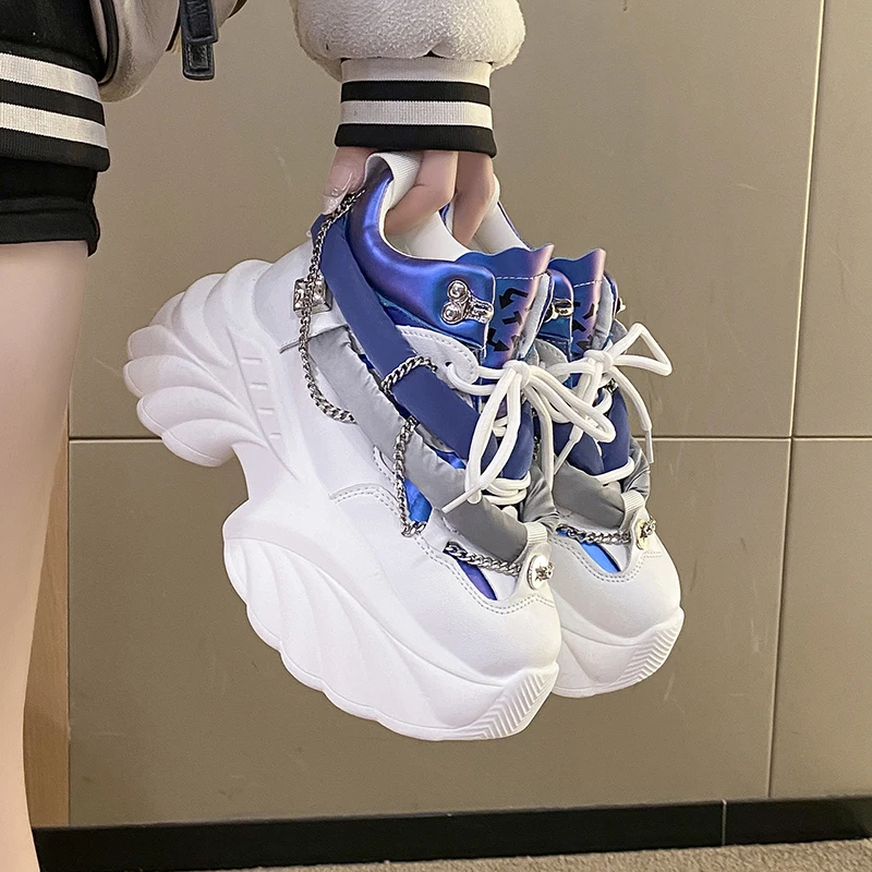 Running Gear Women - 러블리 카와이 여성 스니커즈, 웨지 캐주얼
