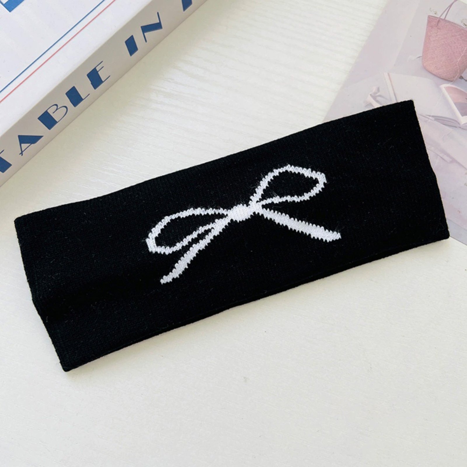 스타일리시한 헤어밴드, 넓은 니트 리본 헤어밴드, 요가 - Running Gear Headband 리뷰 및 가격