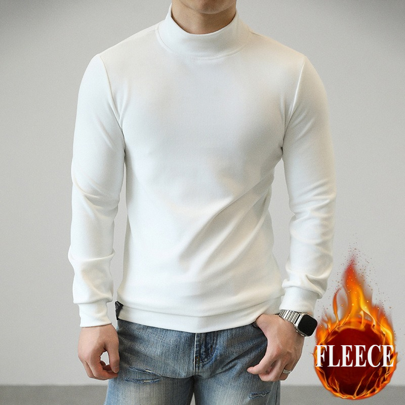 퀵 드라이 남성용 발열 기능성 긴팔 목폴라 블루 플리스 - Running Gear Autumn 리뷰 및 가격