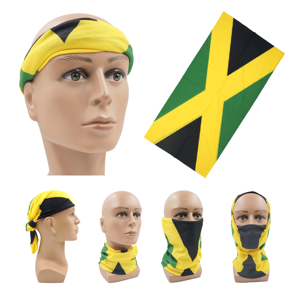 통기성 러닝 페이스 마스크 스카프 자메이카 플래그 반다 - Running Gear Headband 리뷰 및 가격