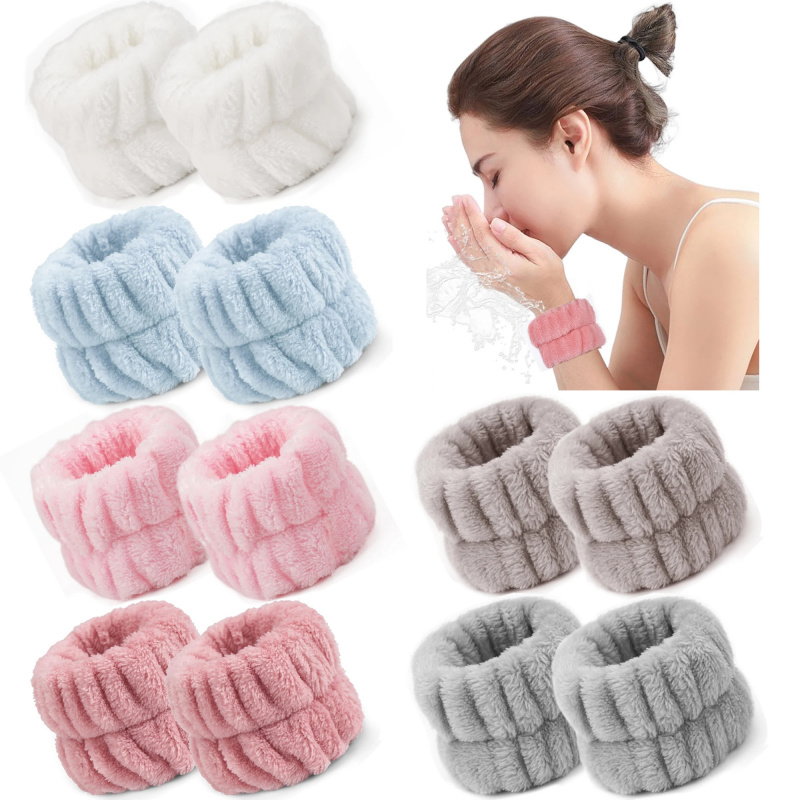 2PCS 재사용 가능한 스파 손목 워시 밴드 부드러운  - Sweat Band Wrist 리뷰 및 가격