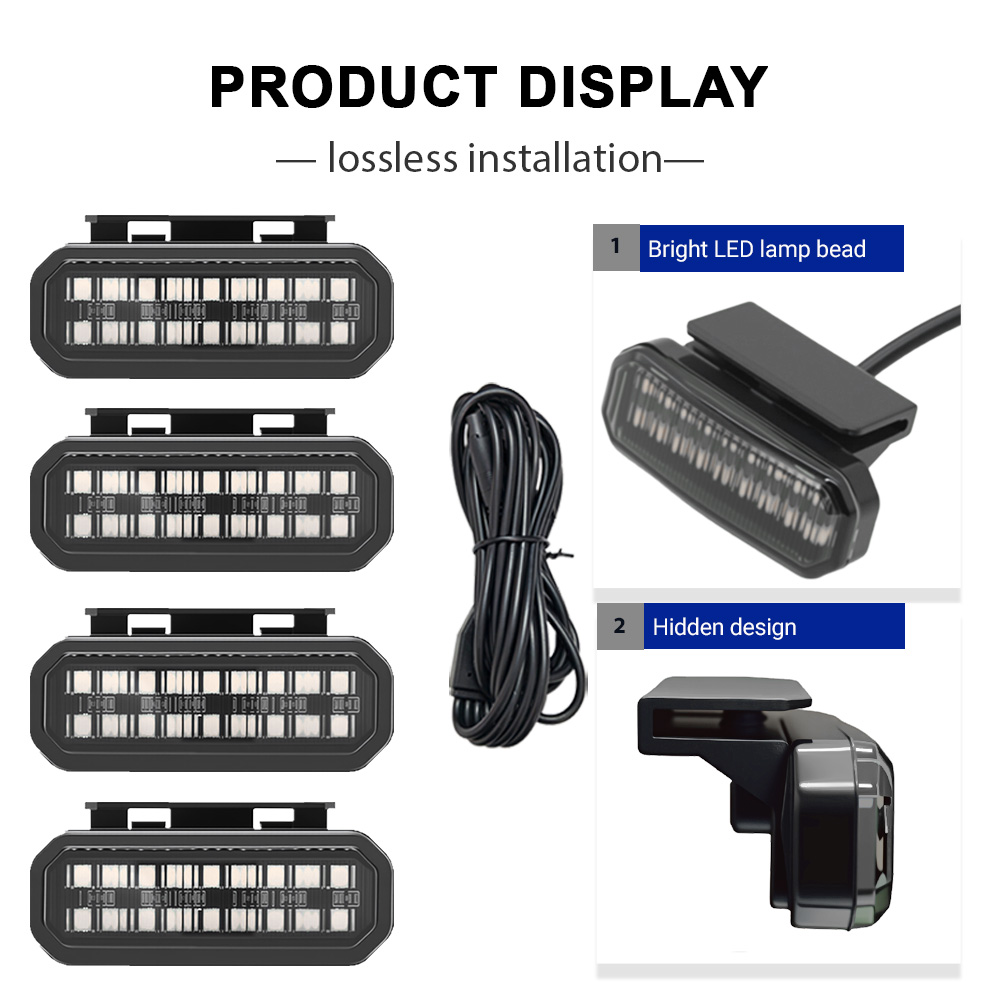 프론티어 프로-4X LED 자동차 전면 그릴 조명 범용 - Running Gear Accessories 리뷰 및 가격
