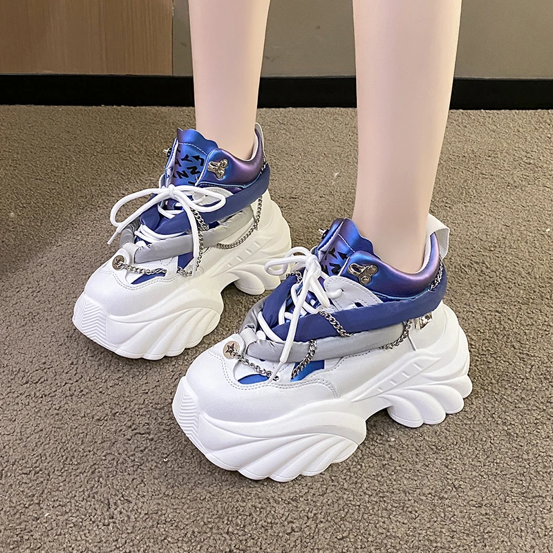러블리 카와이 여성 스니커즈, 웨지 캐주얼 신발, 여성 - Running Gear Women 리뷰 및 가격