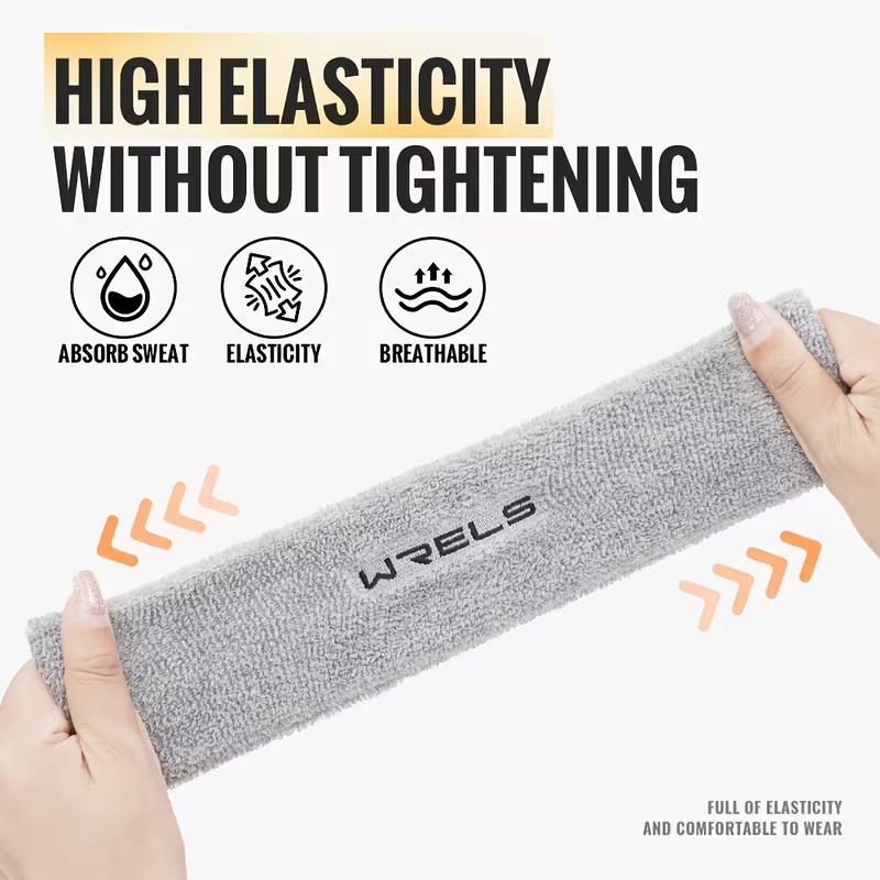 WRELS 1 세트 스포츠 헤드 밴드 손목 밴드 땀 흡 - Sweat Band Wrist 리뷰 및 가격
